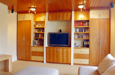 Cherry & Birch TV Wall